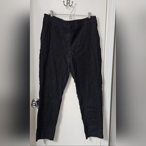 Hilary Radley Black Straight Leg Pants